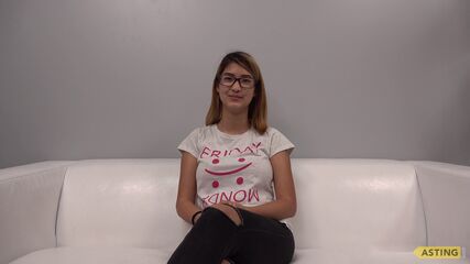 Czech Teen Katka Shows Boobs