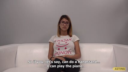 Busty Czech Teen First POV